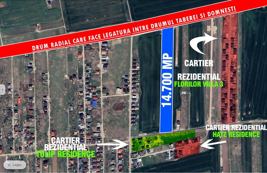 Lot Cartier rezidential, Toate Utilitatile si asfaltat, Langa Dorian Popa - 1