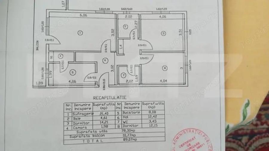 Apartament 3 camere decomandat Lunca Ceta?uii - 7