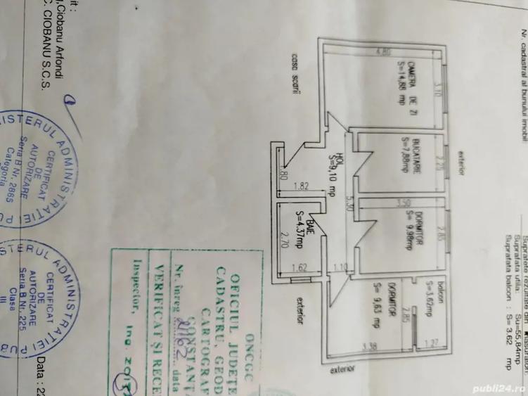 vand inchiriez ap 3 camere in Mangalia - 1