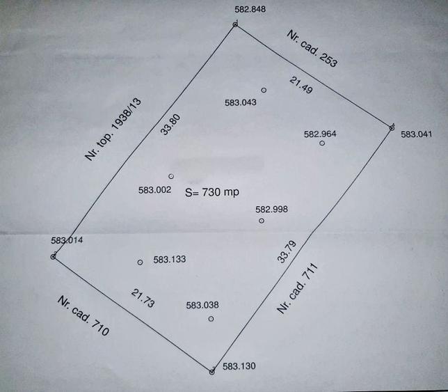 Cristian-zona str Eroilor front 34m, intravilan, 730mp - 10