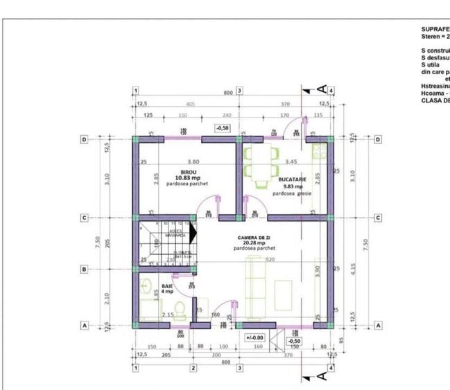 Se vinde casa moderna, luminoasa, aflata in stadiu de executie, 104m u - 3