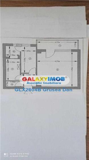 pta sudului | garsoniera spatioasa 43mp | 1988 | AC cada | metrou - 6