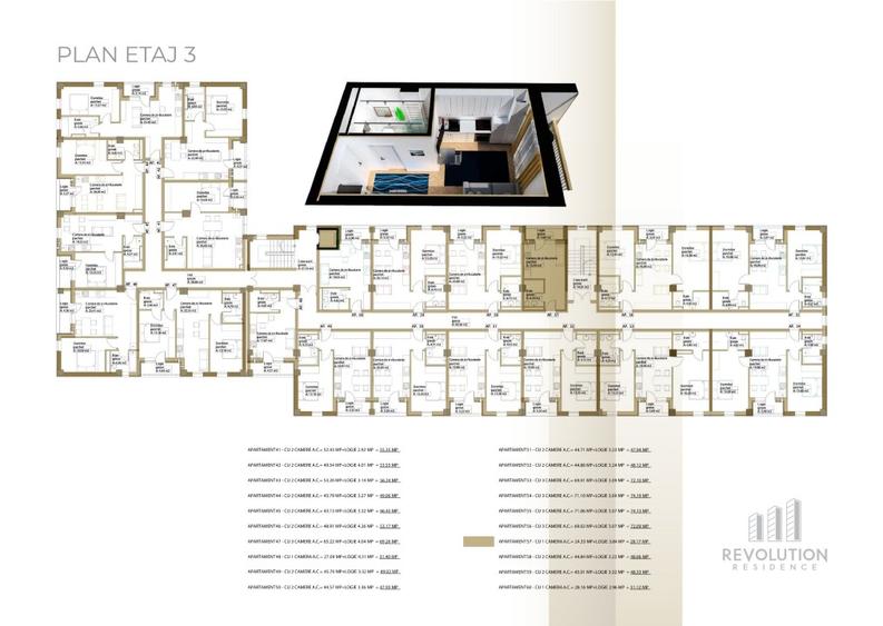 NEW! Apartamente 1, 2, si 3 camere - Republicii 115, Baia Mare - 7