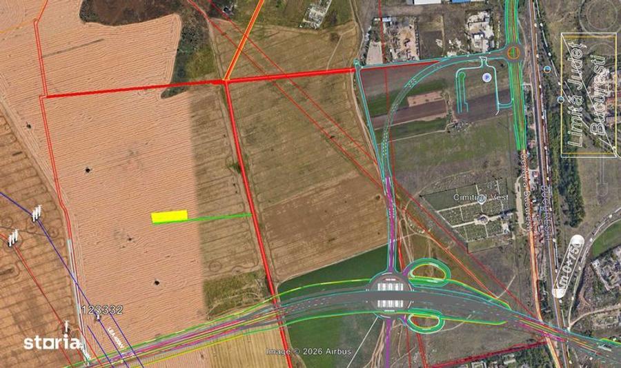 Teren 3.000 mp zona industriala aproape de centura in Domnesti - 2