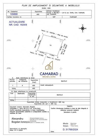 Teren de vanzare de 800 mp - Schitu (Costinesti) - 7