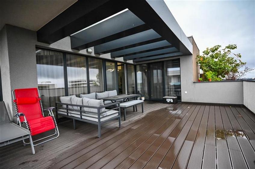 FILM&Tur 3D!Premium Penthouse, echipat,parcare subterana,50 mp terasa,Qualis, ar - 35