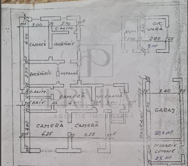 Casa caramida plus o casa de vaiuga - teren generos 1400 mp - doua fronturi stra - 6