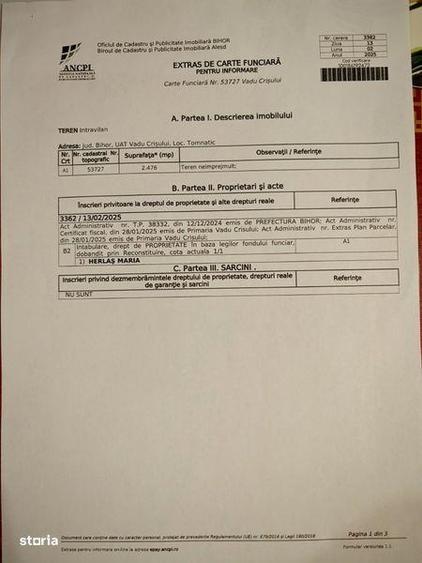 Vand teren intravilan Tomnatic - 4