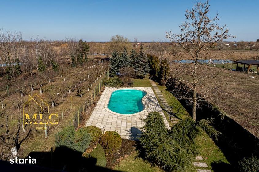 Vila spectaculoasa cu deschidere la lac Snagov | Piscina | Teren tenis - 12