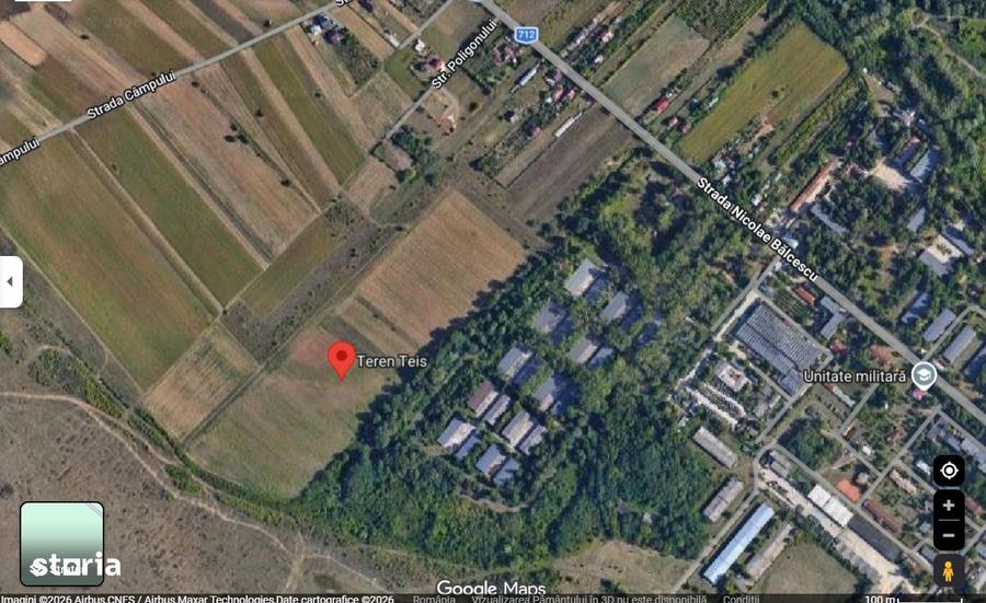 Teren intravilan arabil Teis - 3