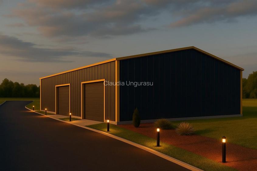 Hala industriala de inchiriat - constructie noua - E85, acces autostrada
