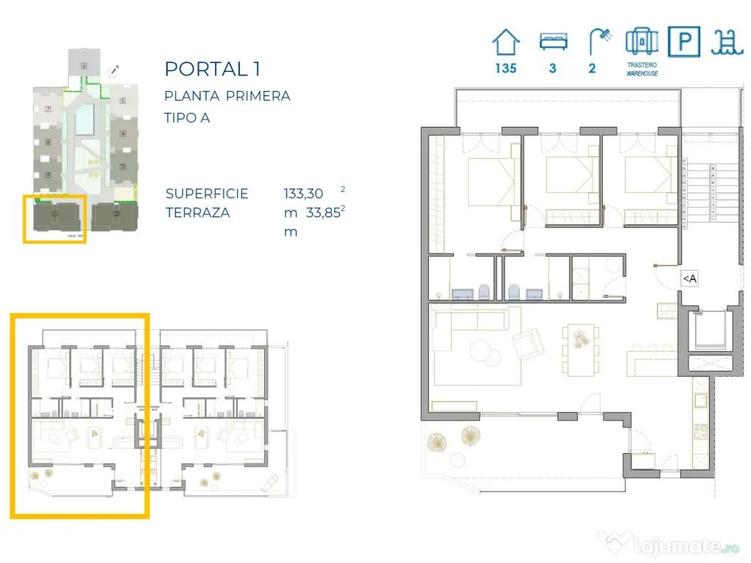 Apartament 4 cam superb, cu terasa ?i piscina comunitara, situat intr-o zona premium, central - 6