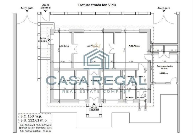 Proprietate unica de vanzare central + 1215mp teren - 8