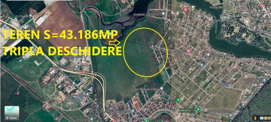 Teren 43.186 mp-Mogosoaia-Livezilor-pretabil investitie proiect - 1