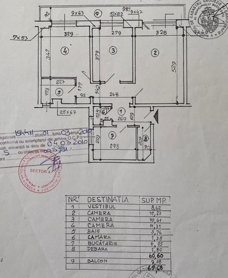 Ap. 3 cam. dec. Tineretului - Al. Tohani - 8