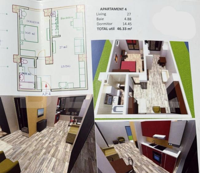 Studio modern cu parcare subterana, zona Fantasy Parc - 1