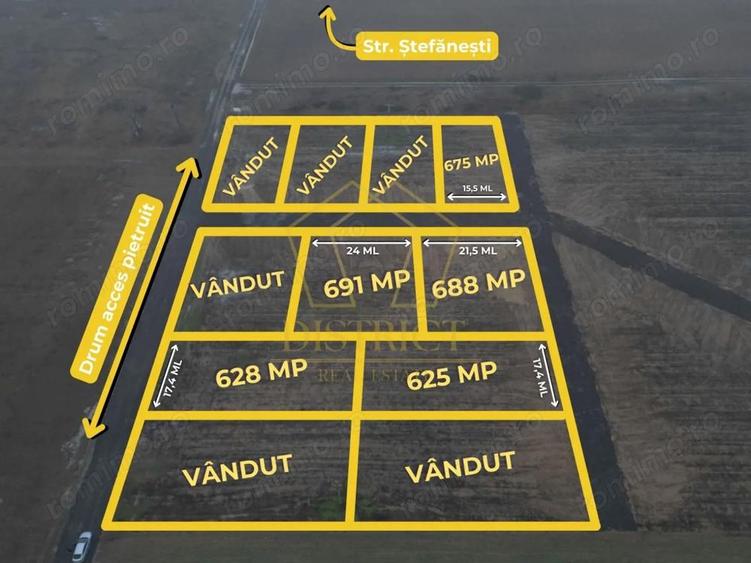 Parcele de teren duplex/individuala front 15.5-24ml | Mosnita Noua - 4