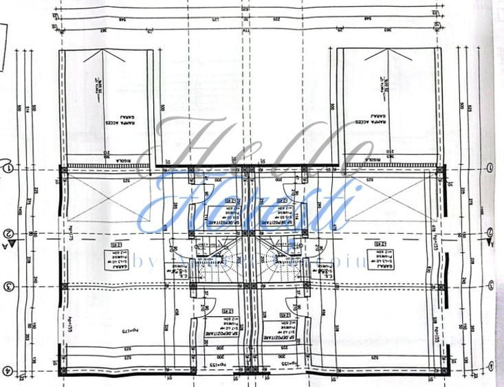 Duplex cu 4 camere cu Canalizare în Florești