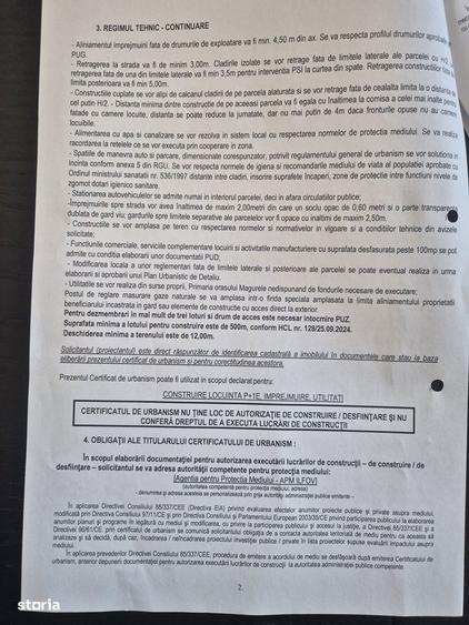 Teren 863 mp Cartierul Florilor Magurele cu CU pt. constructie casa. - 3