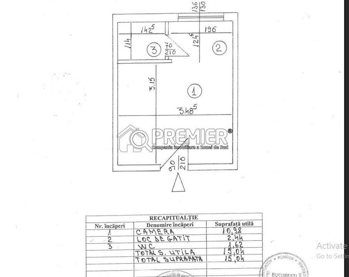 Garsoniera CF 3 - parter Bd. 1 Decembrie 1918 - 2