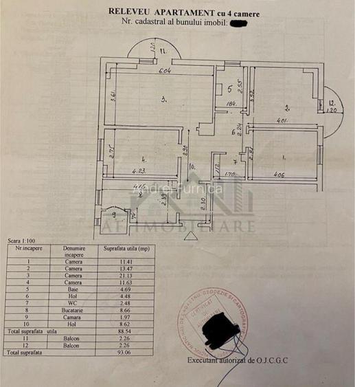 Apartament 4 camere Pacurari - OMV