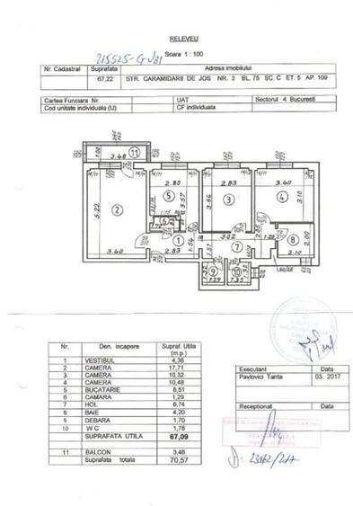 Timpuri Noi - Tineretului: 3 camere cu potențial imens (2 băi, decomandat) - 1