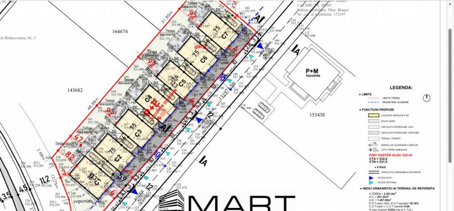 Teren cu Proiect Autorizat in Bartolomeu Investi?ie Id - 1