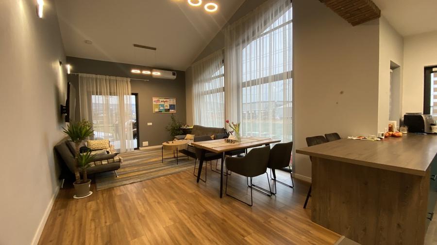 Casa eficienta energetic NZEB 127 mp, teren 830 mp, intrare Gilau - 3