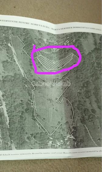 Teren extravilan cu posibilitate de construire 3300mp