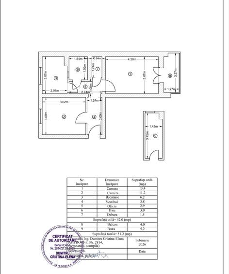 Vand Apartament 2 cam decomandat - zona Floreasca - 5