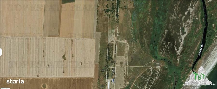 Teren extravilan 5000 mp Corbu, cu deschidere pe 3 laturi - 5