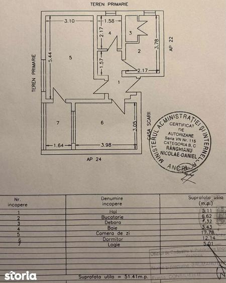 Negociabil, ultracentral 2 camere decomandate 51,4 mp - 4