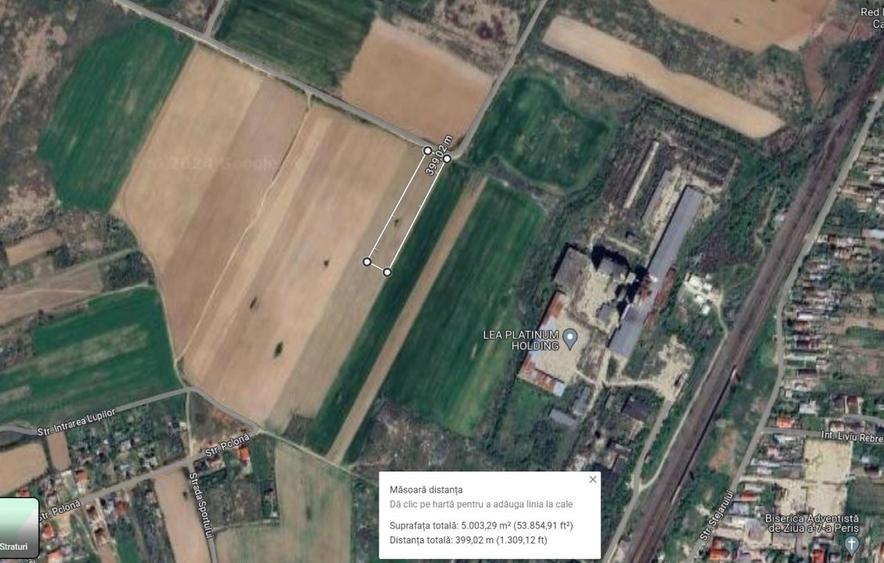 Teren intravilan 5000 mp, str.Sondei, Peris - 1