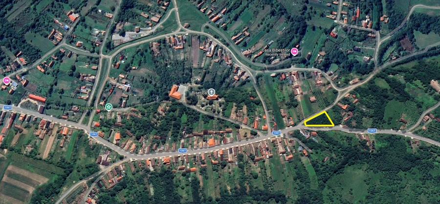 COMISION 0% Teren intravilan/851mp/stradă asfaltată/Sibiu-Topârcea - 1