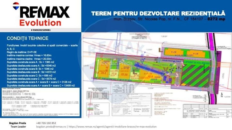 Teren pentru Dezvoltare Rezidentiala - COMISION 0%
