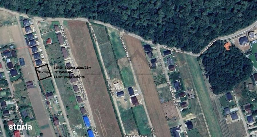 Valea Ursului langa padure TEREN 912mp lot pentru casa intravilan i - 3