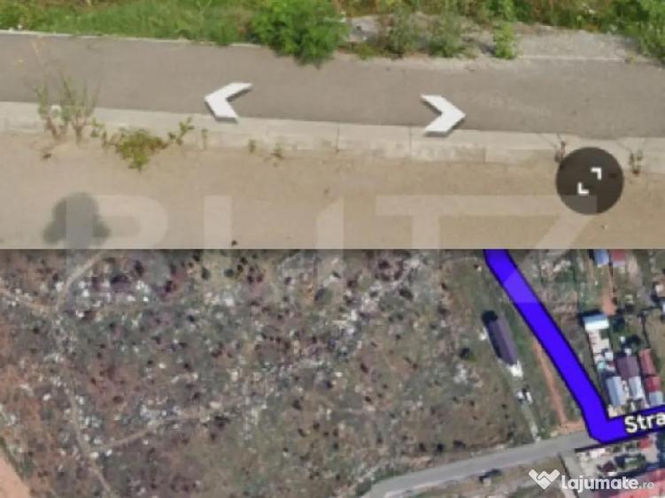 Teren intravilan 800 mp deschidere 6 ml, ideal depozit / - 1