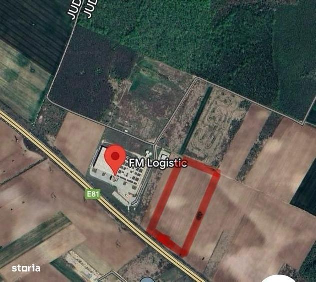 Oportunitate teren vanzare Dragomiresti Deal A1 dezvoltare logistica - 1