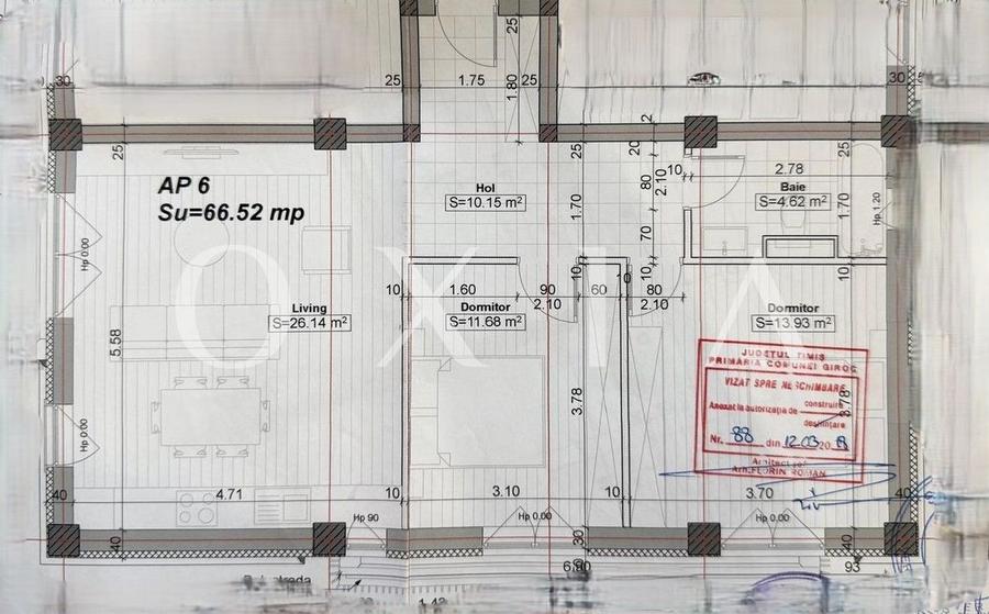 LX293 Giroc-Daliei, 3 camere  etaj 1 - 10