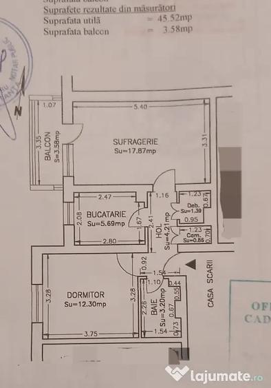 PROPRIETAR - apartament 2 cam. decomandat - zona ICIL, CONSTANTA - 12