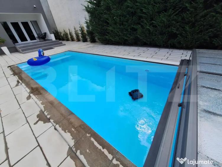 Vila de lux, mobilata, utilata, teren superb 1150 mp, piscin - 16