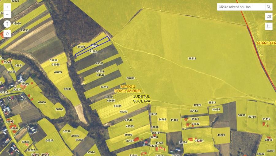 Teren 2.000 mp langa padure Mitocu Dragomirnei zona linistita, ideal casa/cabana - 1