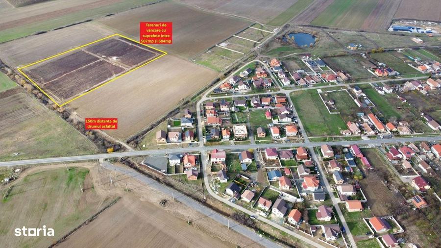 Terenuri Bucovat, cu utilitati 58 euro/mp+TVA in 2 rate - 2