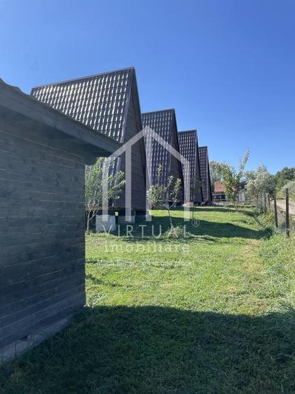 De vanzare 4 cabanute de tip A-frame in Sibiu, teren 829 mp sat Tocile - 3