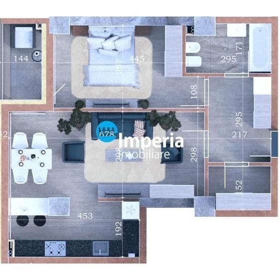 Apartament cu 2 camere în Copou