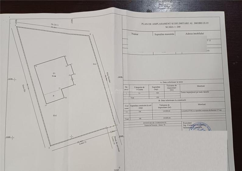 5 camere - 3 bai - 200 mp utili - teren 920 mp - Domnesti - - 4