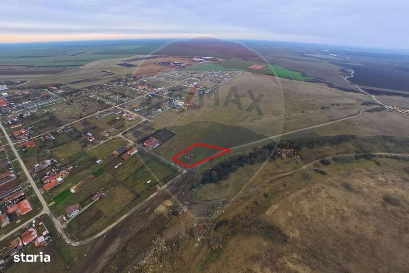 Teren generos cu doua fronturi, Frumuseni zona in dezvoltare - 4