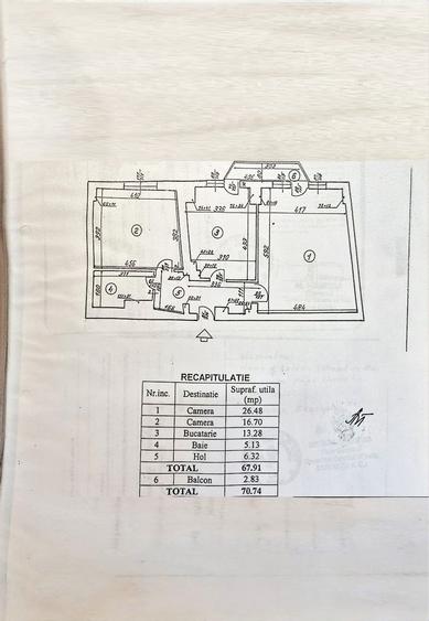 APARTAMENT 2 CAMERE 1/8 BLOC  2002 MONOLIT   71 MP NERVA TRAIAN - 11