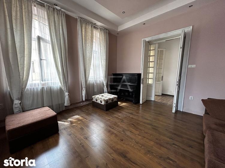 Apartament cu 3 camere, mobilat în Parcul Carol