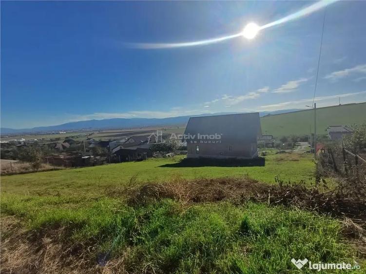 Teren intravilan cu proiect de casa autorizat in Sura Mare - 1